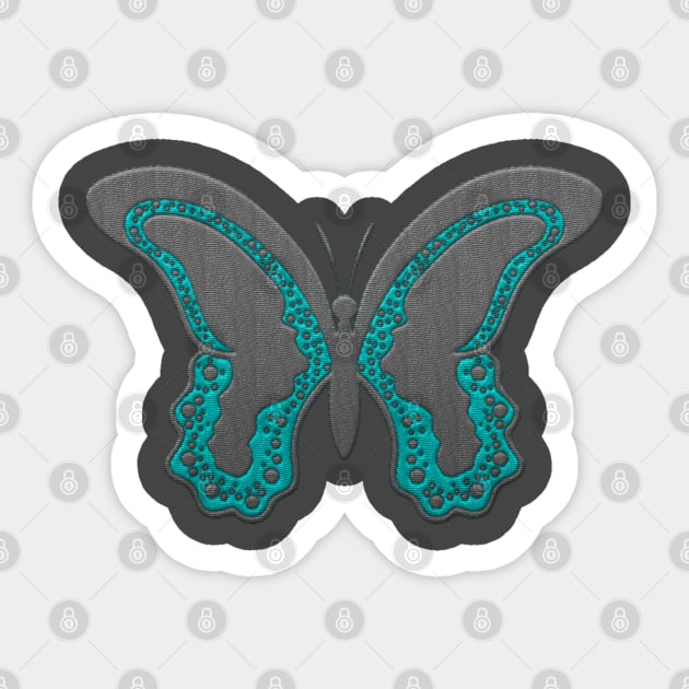 Cute Butterfly Sticker by aaallsmiles